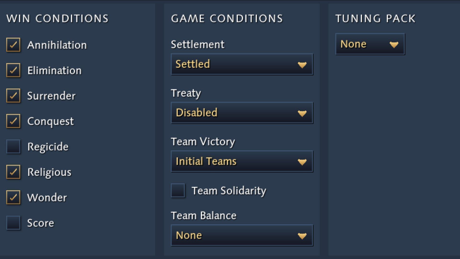 Advanced Settings is one of the most popular Age of Empires mods (Image via Relic Entertainment)